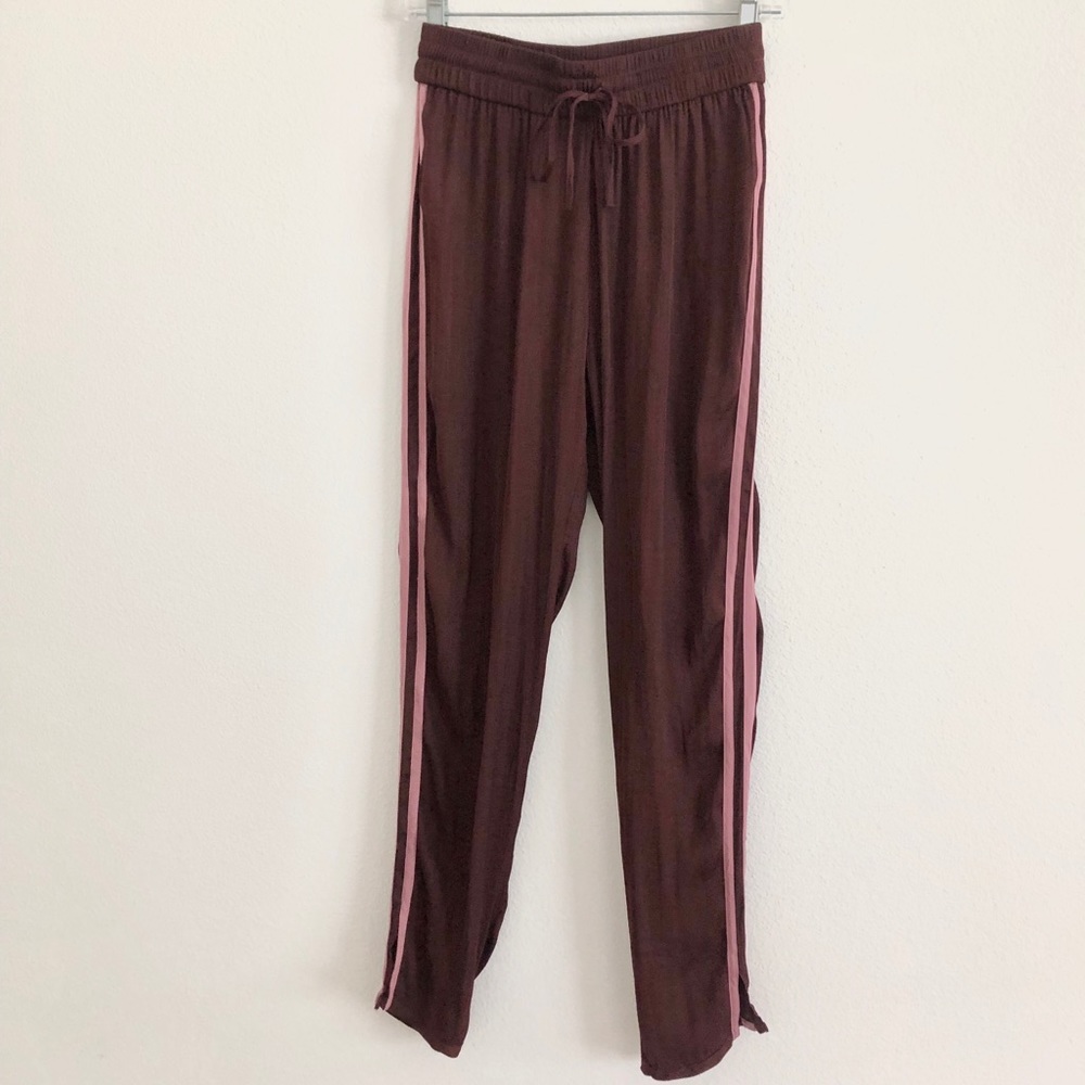 AmericanEagle Silky Stripe Joggers